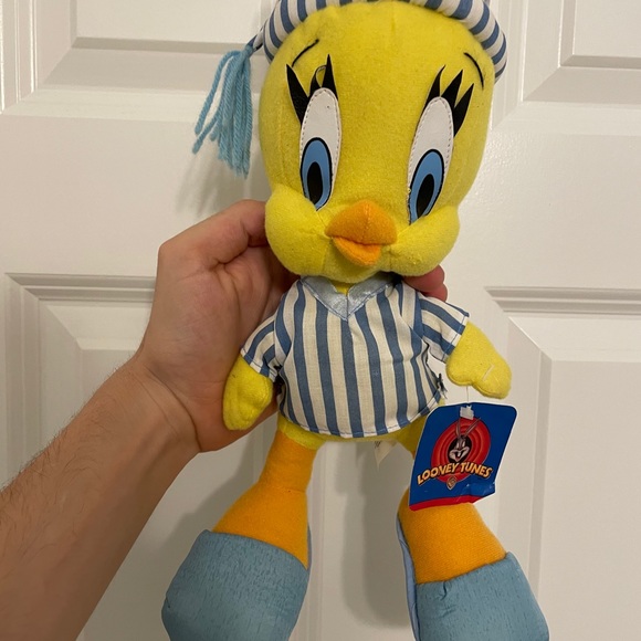 Looney Tunes VTG 1997 Tweety Bird 14” Plush - Picture 14 of 14